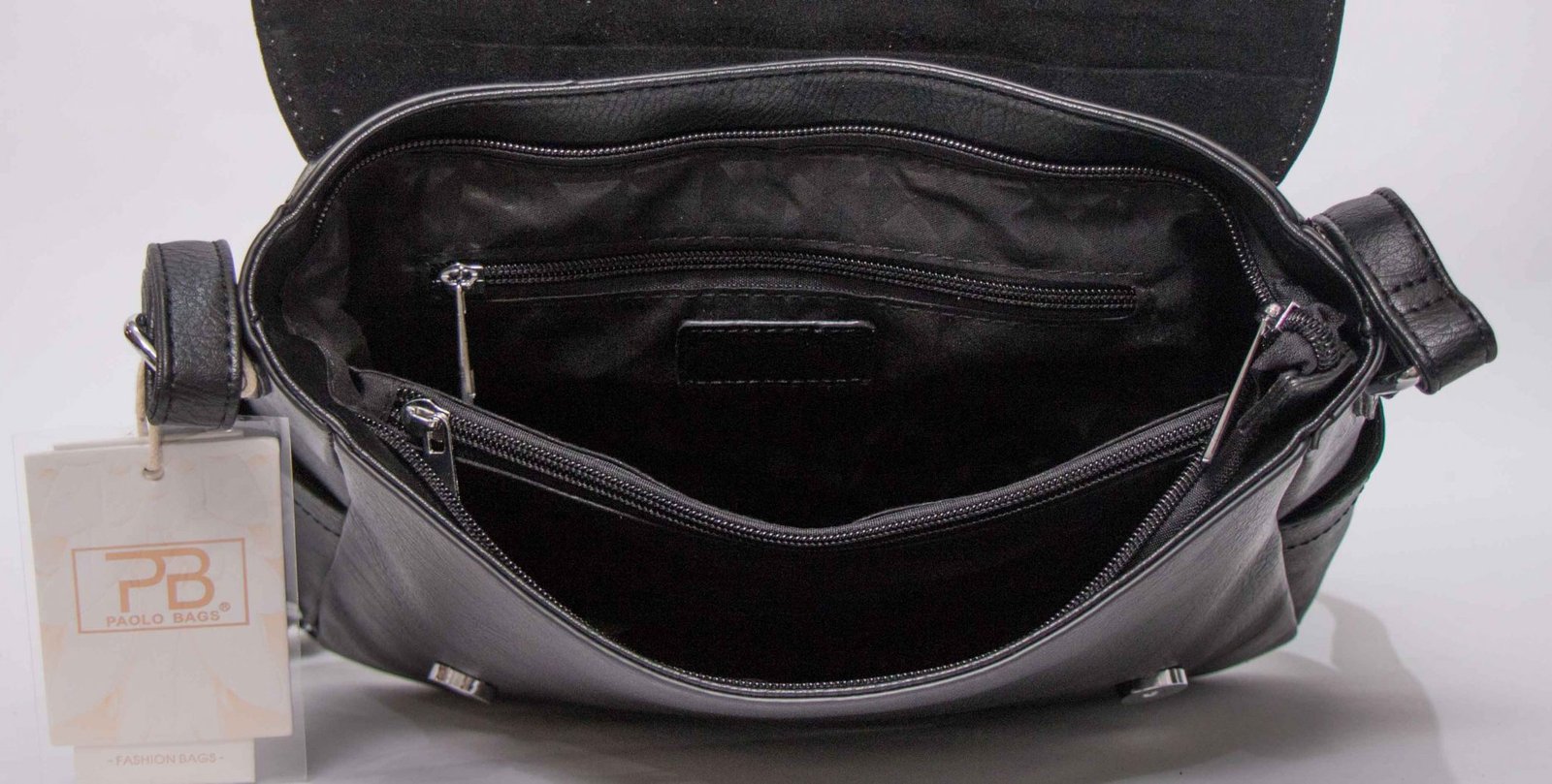 Sac bandoulière " Paola Bags " à triple compartiments avec deux