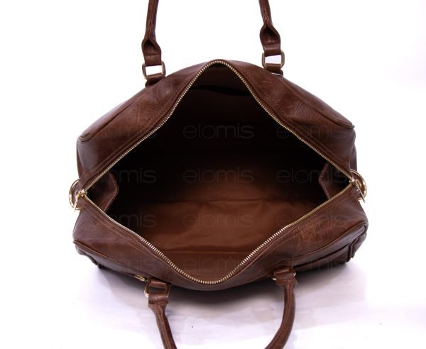 Grand sac cabas " Haorexi " - Marron foncé – Image 9