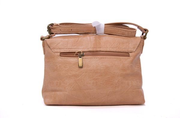 Sac bandoulière " Irene Bags " à trois compartiments interne - Taupe clair – Image 7